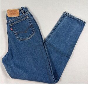 Levi's Jeans Womens 7 Blue 505 XX Straight Leg High Rise Vintage 80s Made in USA